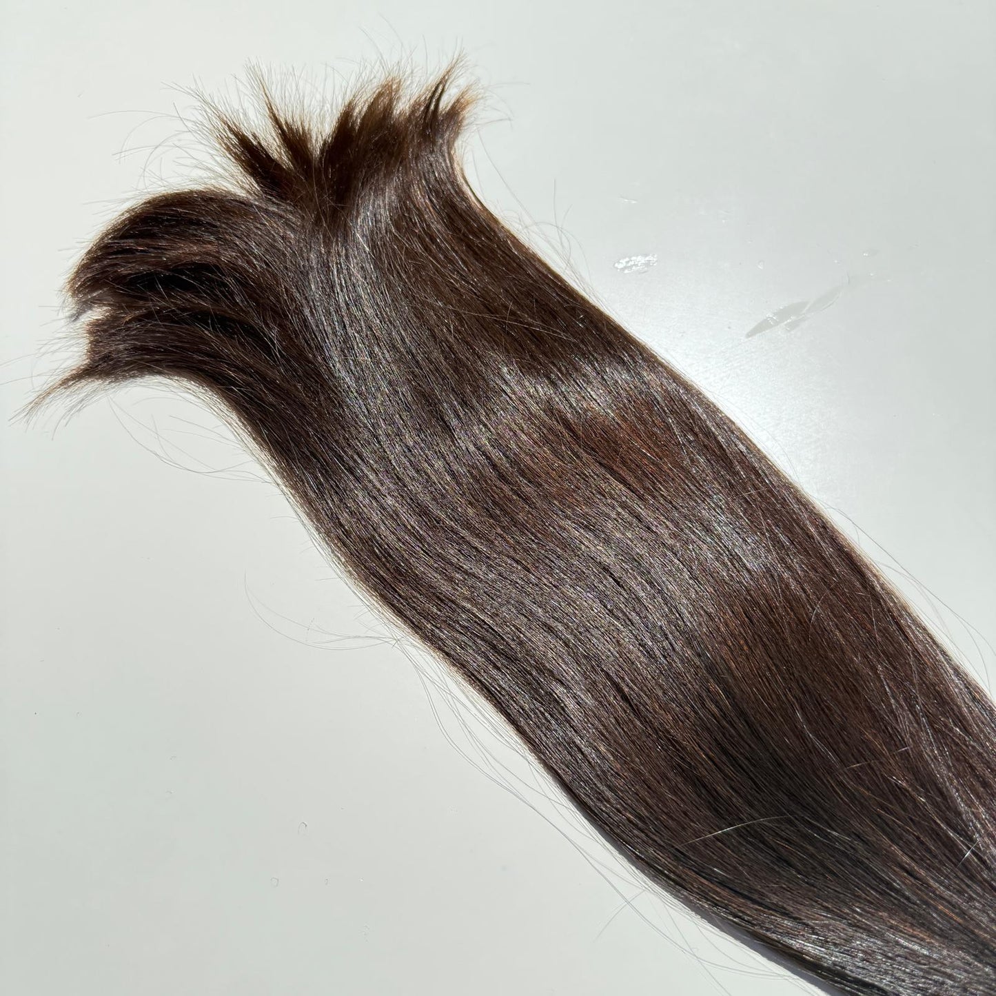 Silky Straight Ponytail - 19 inches, 200g, Colour Level 3, double drawn, single donor