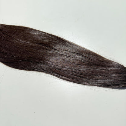 Silky Straight Ponytail - 24 Inches, 197g, Colour Level 3, Double Drawn, Single Donor
